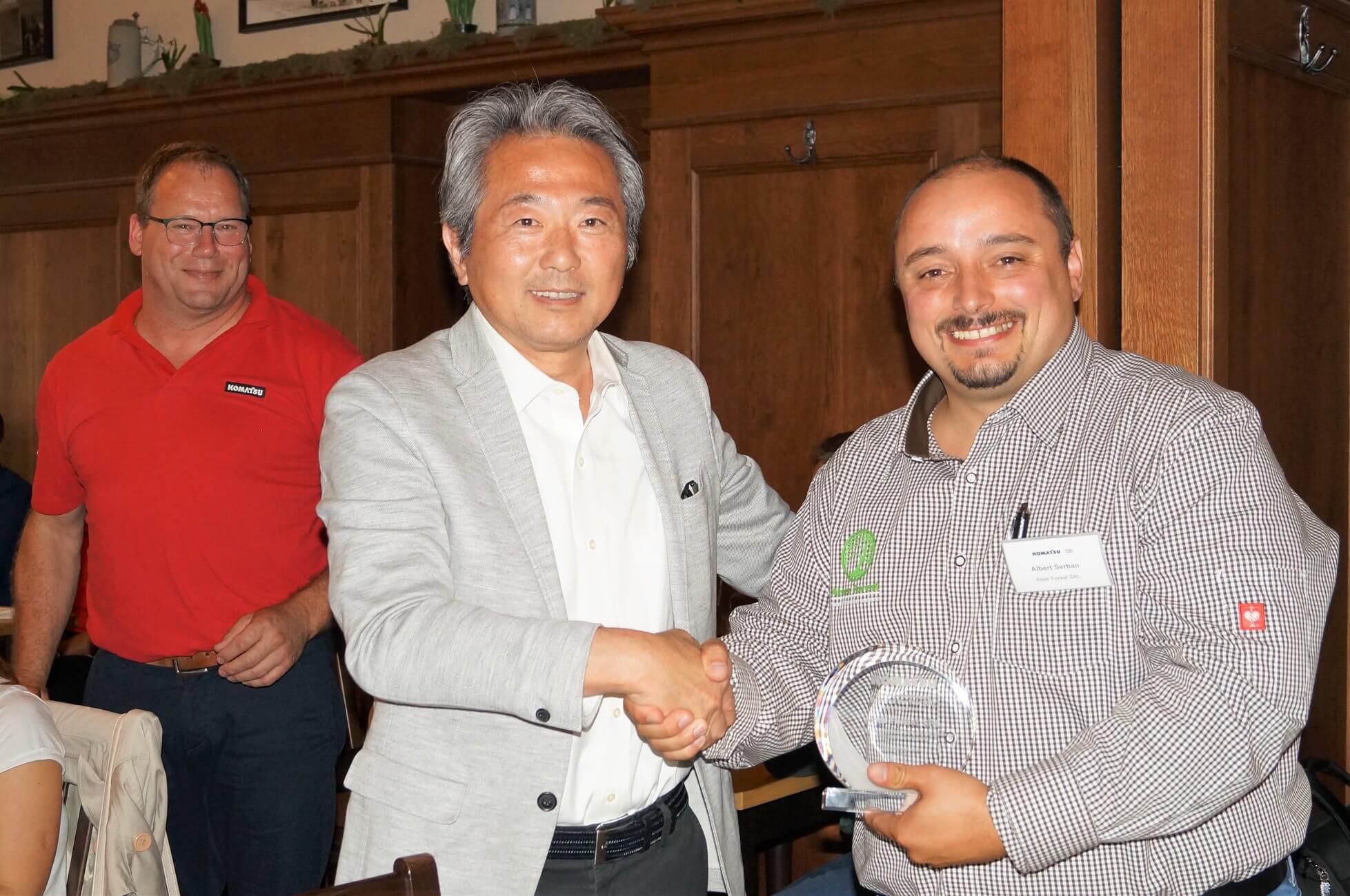 Alser Forest este dealerul anului 2017 Komatsu Forest Europa