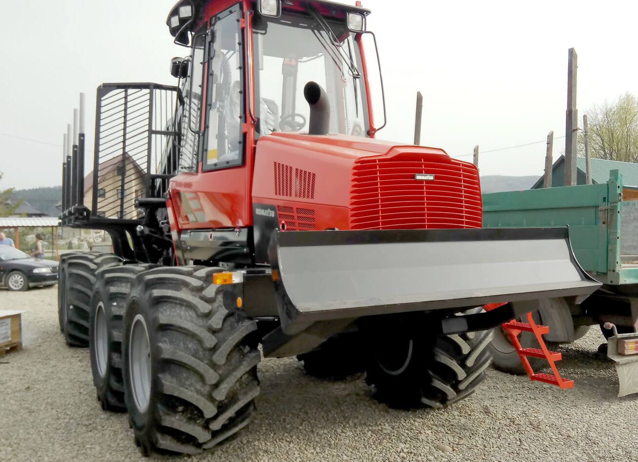 Livrare forwarder Komatsu 845 in jud. Suceava