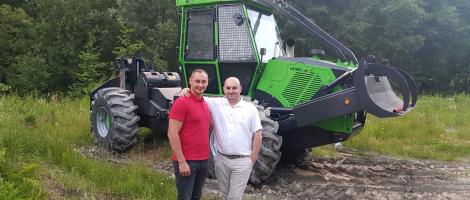 Skidder NOE NF160S livrat la Petrosani