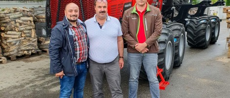 Forwarder Komatsu 835 livrat in Craiova