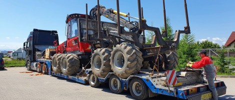Forwarder Komatsu 855 livrat in Prahova