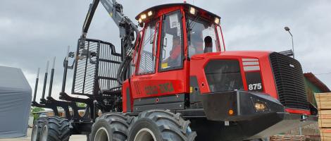 Forwarder Komatsu 875 livrat la Călărași