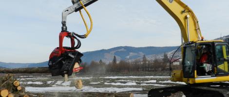 Livrare cap procesor Komatsu 370E în județul Suceava.