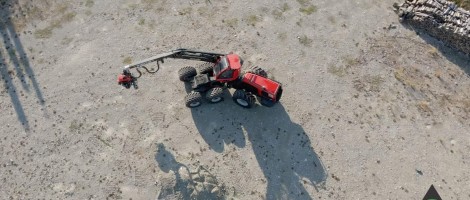 Harvester Komatsu 951 livrat in Harghita