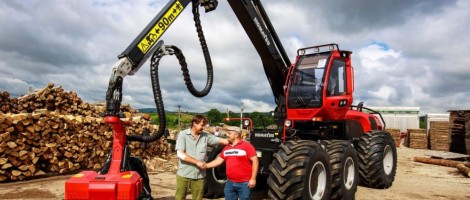 Harvester Komatsu 951 livrat in Covasna