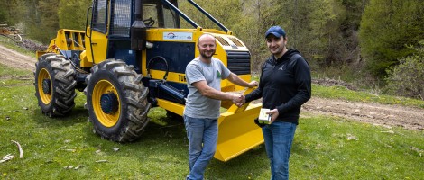 Skidder Hittner 140V livrat in Dambovita