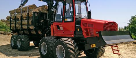 Livrare forwarder Komatsu 855.1 in judetul Vrancea