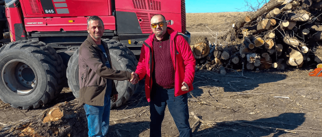 Forwarder Komatsu 845 livrat in Vrancea