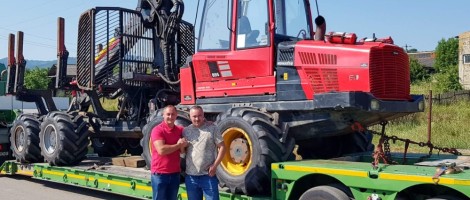 Gigantul Komatsu 895 livrat in Caras-Severin