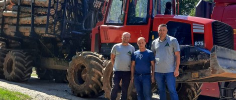 Forwarder Komatsu 875 livrat in Arges